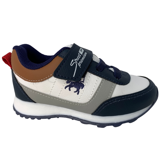 Tênis Casual Jet Kids Infantil Masculino 10026 - Marinho/Cinza - Tenis ...