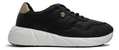 Tênis Feminino Casual Modare Ultraconforto 739510028623 - Preto/Dourado