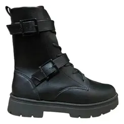 Bota Cano Curto Feminina Vizzano 310110223572- Preto